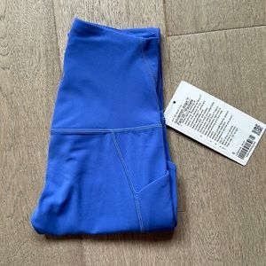 align 25" pockets wild indigo size 0 lululemon nwt